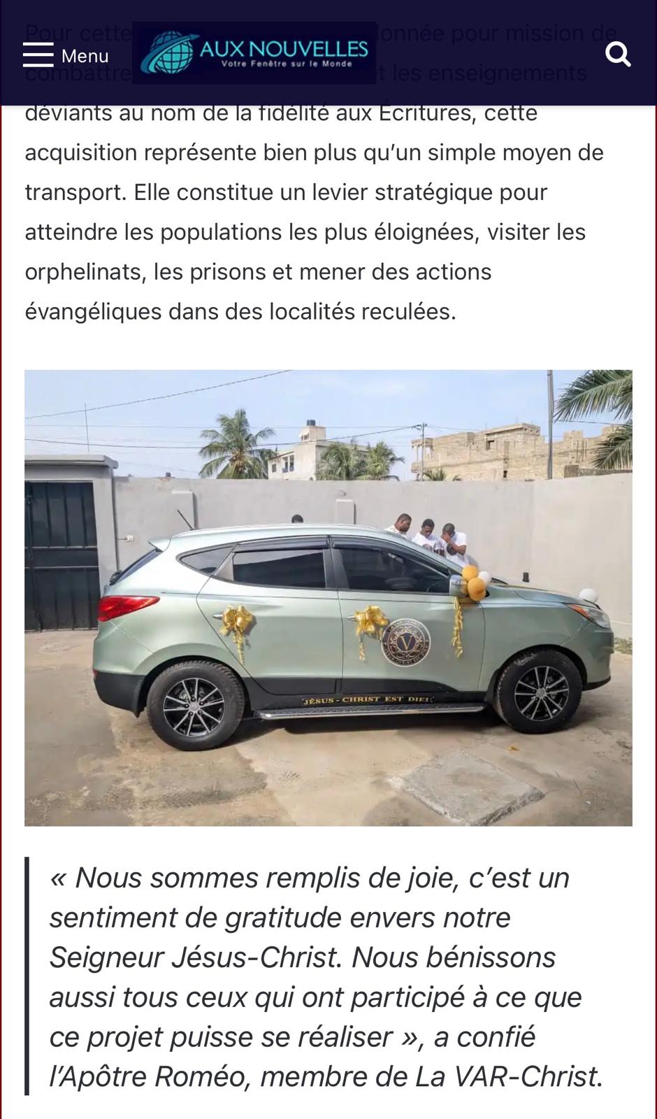 LA VAR-CHRIST AUPRÈS DES ORPHELINS