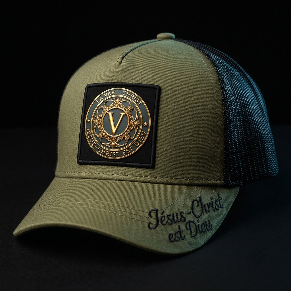 Casquette Premium VAR-CHRIST – « Jésus-Christ est Dieu »