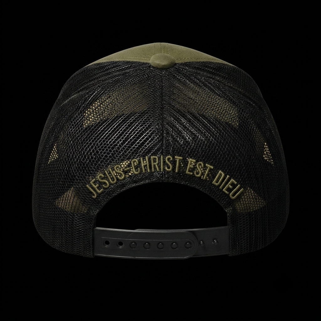 Casquette Premium VAR-CHRIST – « Jésus-Christ est Dieu » — photo 3