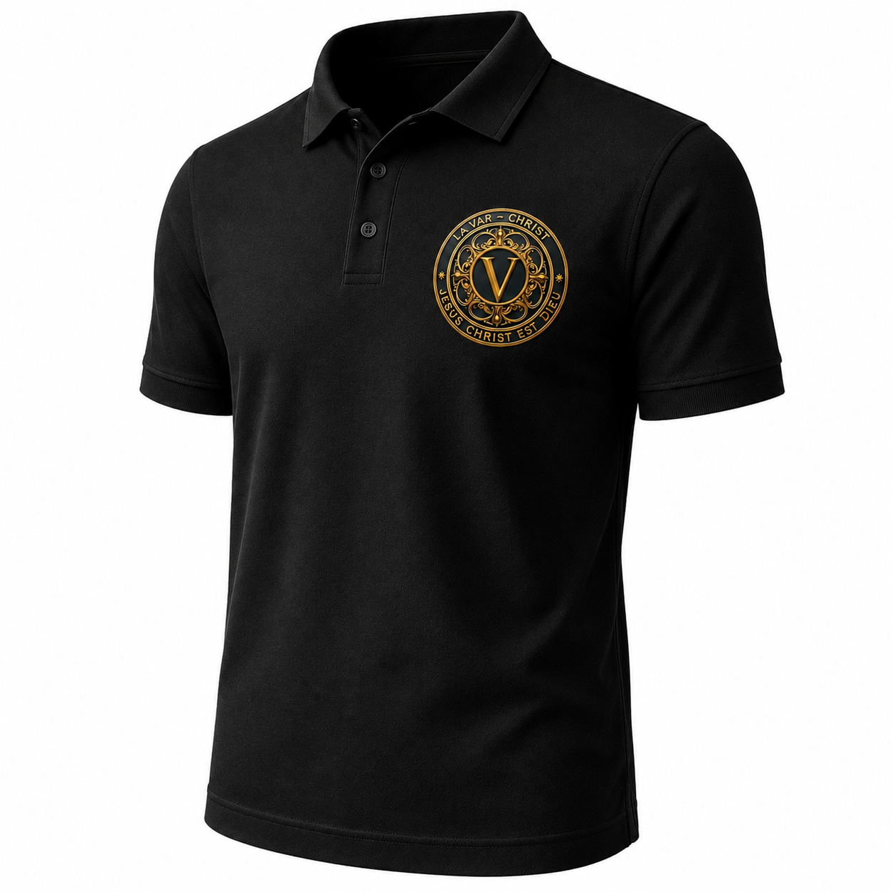 Polo VAR-CHRIST Adulte Unisexe – Noir — photo 1