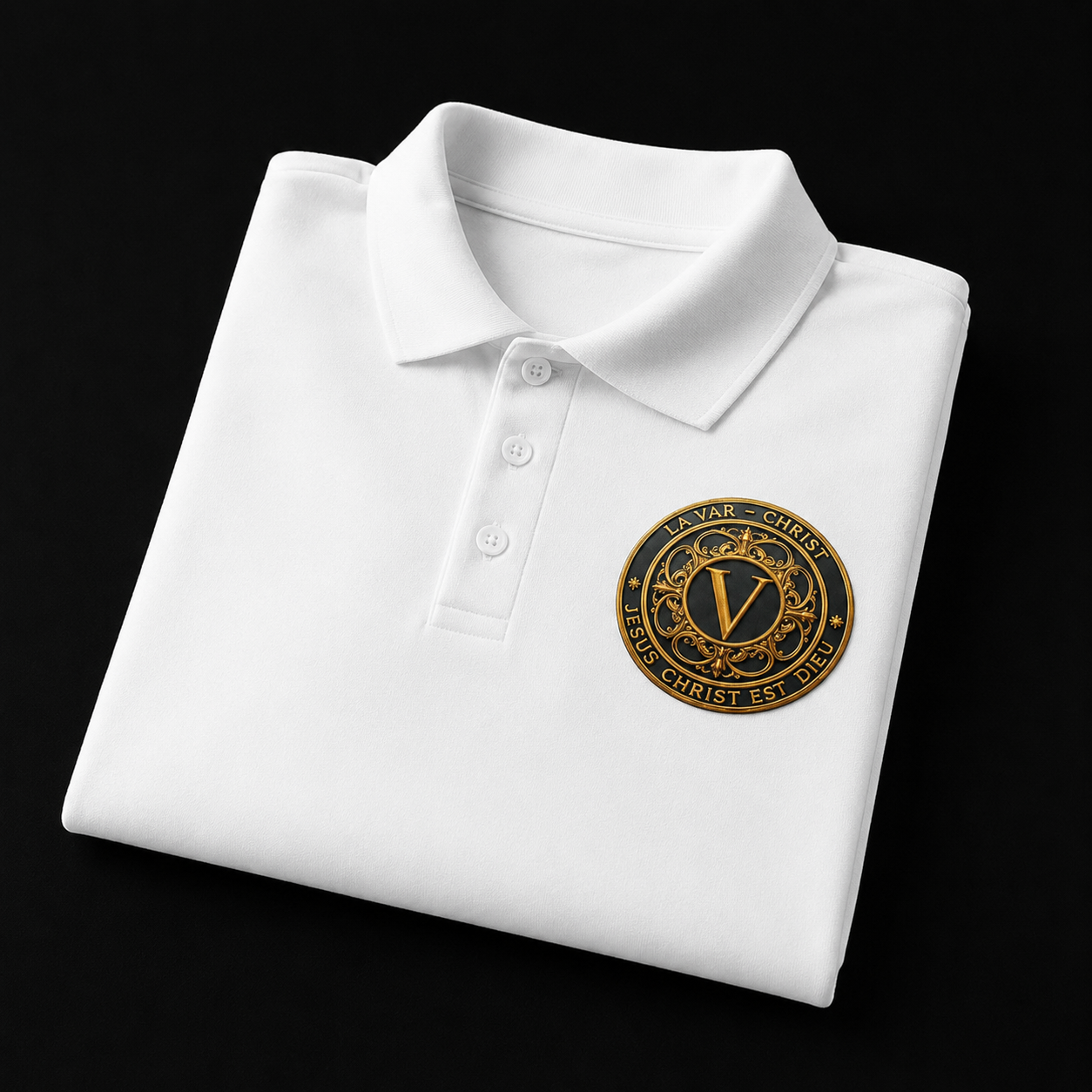 Polo VAR-CHRIST Adulte Unisexe – Noir — photo 6